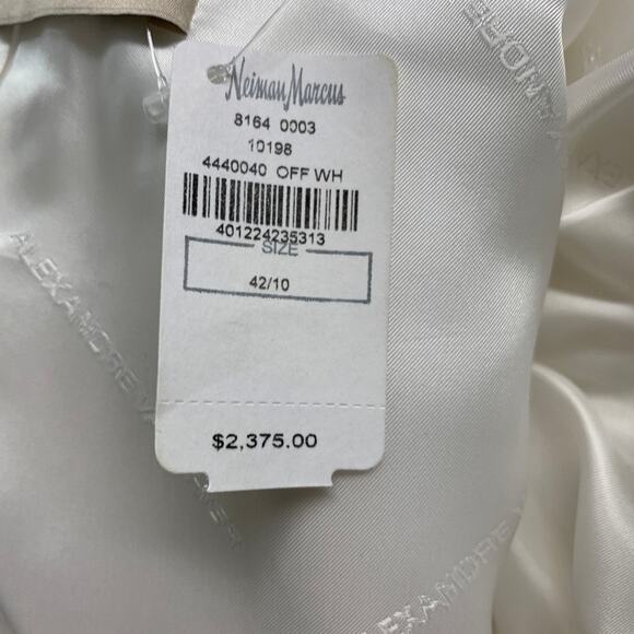 ALEXANDER VAUTHIER Size 10 White Off White Blazer - Picture 5 of 7